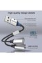 موزع USB من MOSWAG، محول USB على شكل Y، كابل تمديد USB 2.0 مزدوج للشحن/نقل البيانات - 6