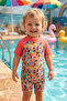 Short Sleeve Children's Baby Swimsuit 4400 Coral - 3