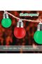 4 قطع مصابيح LED G14/G45، 1 واط 120 فولت بقاعدة E26/E27، إضاءة ليلية صغيرة، مصابيح حمراء وخضراء - 2