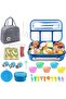 صندوق غداء بينتو من الستانلس ستيل مزدوج الطبقات مع 3 مساحات تخزين وملعقة وشوكة وشوك فاكهة من ميلند د