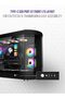 Vidrio Curved Glass ATX/M-ATX/M-ITX Gaming PC Case, 6ARGB Fans, Up to 360mm Radiator, Up to 400mm GPU, Black - 6