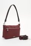 Benetton Women's Shoulder Bag Burgundy-Brown Bnt1934 - 3