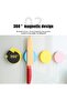Knife Rack Wall Mounted Knife Block, Separate Magnetic Knife Holder, No Drilling Required Kitchen Su - 4