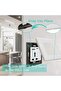 Single Switched Universal Wall Socket with USB C & USB A - 1 Gang White, Multifunctional Wall - 4
