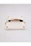 Women's Chain Strap Clutch Bag with Charm Detail - 6