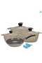 Mister Cook 9-Piece Granite Pot Set