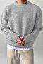 Men's Oversize Turtleneck Knit Sweater – Comfortable Fit - 6