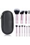 Makeup Brush Set (On The Go) Contains Ten Makeup Brushes Plus A Set Bag - S07 - 2