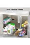 2 Pack Under Sink Organizer, 2-Tier Pull Out Cabinet Organizer, Elegant Acrylic Under Sink Storage S - 7