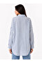Women's Oversize Striped Long Sleeve Shirt