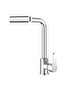 4-Function Kitchen Sink Faucet with Rotating Arm, Multi-Mode Water Flow, Rain Shower Spray, Splash Cleaning Mode, Single Handle Mixer Tap with ABS Copper Connector for Home Kitchen - 5