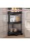 5-Tier Open Shower Caddy,Waterproof Floor Standing Rack,Plastic Shower Caddy Organizer Shel - 6
