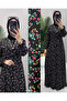 A-Cut Viscosa Fabric Crinkle Patterned Tunic Dress - 3