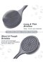 4 PCS Silicone Body Scrubber, Back Scrubber for Shower, Exfoliating Bath Brush Set, Scalp Ma - 2
