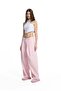 Pink High Waist Pleated Pants 19127 - 3