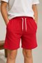 Cotton Unisex Girls Boys Shorts 5 6 7 8 9 10 11 12 13 14 Years Old Solid Colors Non-Printed Pink Yellow Blue Burgundy Red