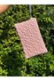 Pink Star Embroidered Star Women's Quilted Portfolio Handbag & Clutch Zb002 - 2