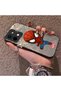 Vivo Y28 Compatible Spider Man Patterned Silicone Edge Hard Back Case Couple Phone Case - 2