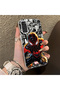 Samsung Galaxy S20 Fe Compatible Spiderman Patterned Silicone Edge Hard Back Case Couple Phone Case - 3