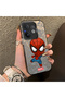 Vivo V60 5g Compatible Spider Man Patterned Silicone Edge Hard Back Case Couple Phone Case - 3