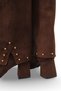 Vega Amara Women's Pointed Toe Heeled Boots 0012721 Brown Suede - 4