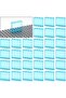 36-38 Pcs Transparent House Building Bricks,Compatible with Major Construction Block Brands for Wind