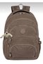 5-Compartment Luxury Crinkle Fabric High School and Middle School Backpack + Monkey Keychain Gift for Women, Men, and Children - 4