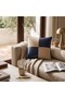 Mosaic Luxury Leather and Fabric Matching Decorative Throw Pillow Modern Stylish Square Design - 3