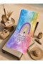 Colorful Tie-Dye Rainbow Patterned 70X150 Beach Towel - Digital Printed Bath Towel - 5