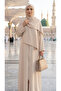 Leyla Model Stone Detailed Shawl Gift for Umrah and Hajj