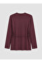 Crew Neck Women's Sweatshirt Tunic - 6