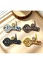 Creative metal key-shaped Dubai souvenir fridge decoration, featuring Burj Khalifa, Ferris wheel & camel. Ideal UAE travel gift for family & friends. Classic home kitchen ornament for holiday memory. - 2