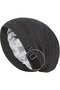 Silk sleep cap snow white satin cotton unisex breathable.