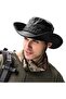 Fisherman bucket hat black 58-60cm foldable unisex jungle. - 2