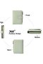 Women's small RFID wallet light green zippered. - 3