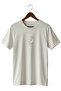 Minimal Crescent and Star Printed Unisex T-Shirt Crew Neck Cotton Casual Basic T-Shirt