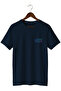 Widi Minimal Logo Printed Unisex T-Shirt Cotton Crew Neck Basic Casual T-Shirt