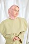 Twill Silk Scarf Geometric Pink - 3