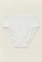 Women's 10-Pack White Plus Size High Waist Cotton Elastic Waistband Gathering Panties Set - with Sleep Band Gift - 4