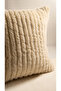 45X45 cm Rabbit Feather Plush Decorative Zippered Throw Pillow Cover - 3