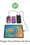 Mophie Essentials Powerstation 20K, 20000mAh Power Bank with USB Ports (C and Dual A), Up to 4 Full Phone Charges, Simultaneous Charging, LED Indicator (Black) - 5