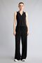Wide Leg Pocketed Side Striped Lace-Up Waist Wide Leg Crinkle Fabric Sports Pants H9026Ax26Sm - 2