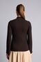 Slim Fit Ruffle Trim Ribbed Camisole Long Sleeve Tunic I1459Ax26Au - 5