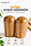 Bamboo 2-Piece Wooden Salt and Pepper Shaker Set |   Natural Wooden Salt and Spice Container |   Kitchen Tabletop Spice Rack - 6