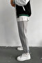 Baggy Cut Sweatpants with Elastic Cuffs for Winter - 5