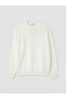 Xside Ecru Crew Neck Men's Knitwear Sweater - 5