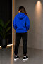 Unisex Winter Sweatshirt & 2-Thread Seasonal Sweatpants Set with Los Angeles Print - 3