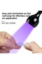 Uv Led Curing and Detection Lamp - Purple Light for Manicure, Resin, Optics, and Laboratory Use - 8