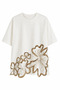 Laser Cut Embroidered Tshirt