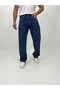 Men's Dark Blue Baggy Fit Lycra-Free Comfortable Cut Jeans - 2